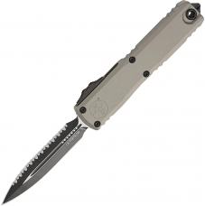 Ніж Microtech Ultratech GEN III ZBP D/E Black Natural Clear, серейтор