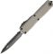Ніж Microtech Ultratech GEN III ZBP D/E Black Natural Clear, серейтор