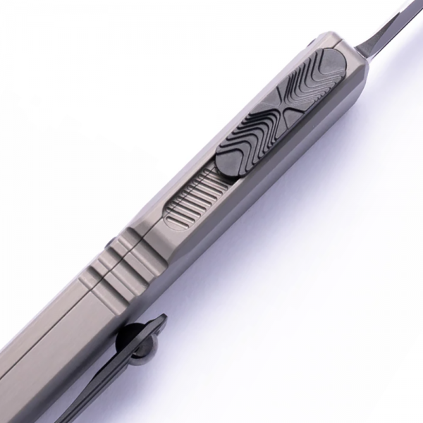Ніж Microtech Ultratech GEN III ZBP D/E Black Natural Clear, серейтор