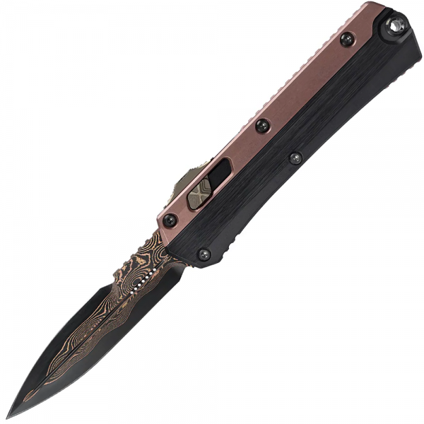 Нож Microtech Marfione Select Glykon Rose Gold w/ Rose Gold PVD Accent Black