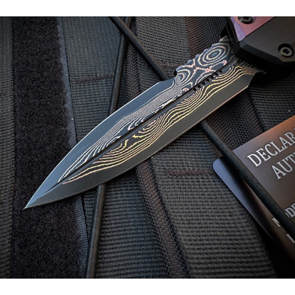 Нож Microtech Marfione Select Glykon Rose Gold w/ Rose Gold PVD Accent Black