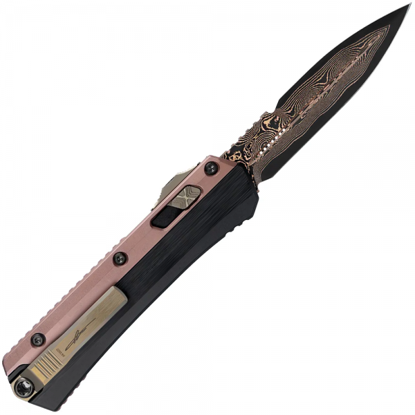 Нож Microtech Marfione Select Glykon Rose Gold w/ Rose Gold PVD Accent Black