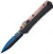Нож Microtech Marfione Select Glykon - Bayonet Blued Baker Forge Coppermai Damascus Hefted Alloy w/Rose Gold PVD Blue