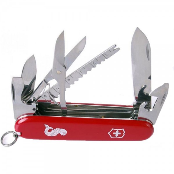 Нож Victorinox Swiss Army Fisherman Красный 1.4733.72