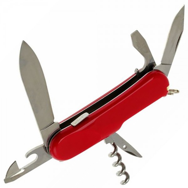Нож Victorinox Delemont, Evolution S101, 85 мм, Красный 2.3603.SE