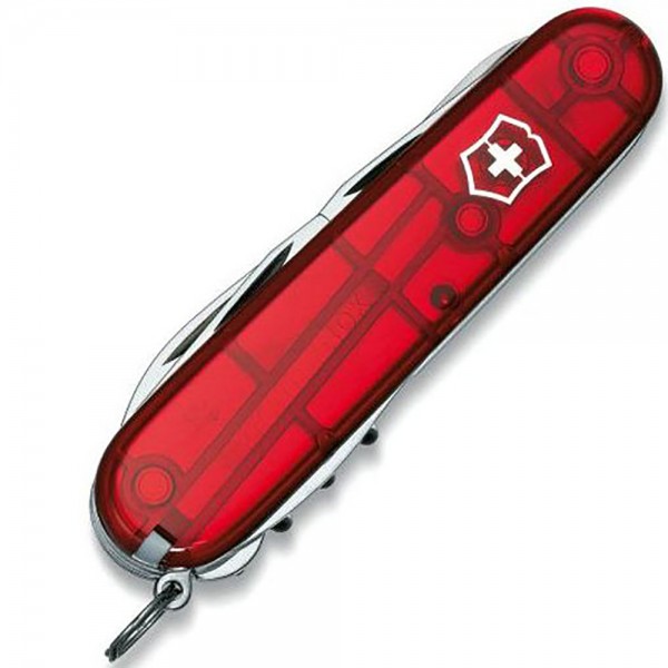 Нож Victorinox Swiss Army Spartan Lite Прозрачно-красный 1.7804.T