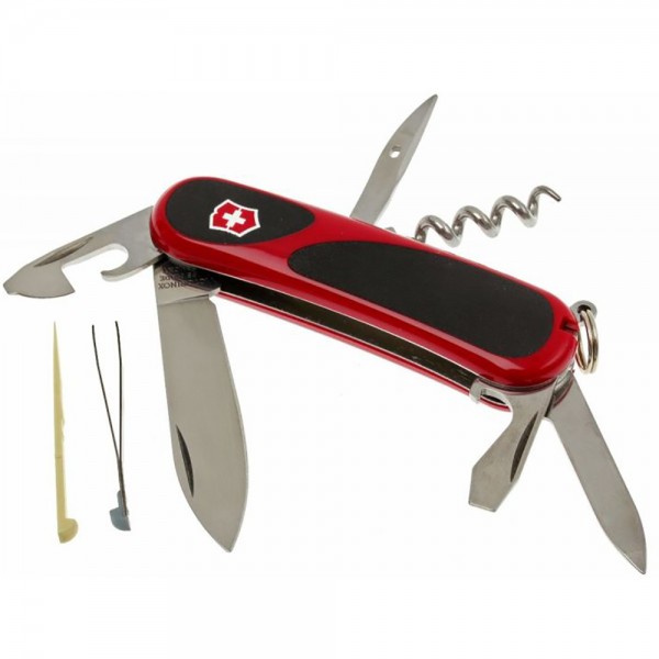 Нож Victorinox Delemont Evolution Grip Черный/Красный 2.3803.C