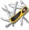 Нож Victorinox Delemont, EvoGrip S18, 85 мм, Желтый/Черный 2.4913.SC8