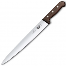 Ніж кухонний для нарізки слайсами Victorinox Wood 30 см, рожеве дерево, 5.4500.30