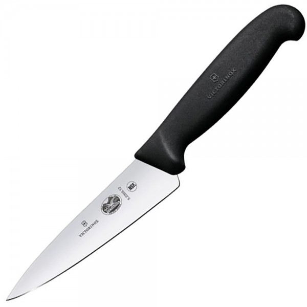 Нож кухонный разделочный Victorinox Fibrox Kitchen 12 см Черный 5.2003.12