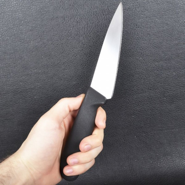 Нож кухонный разделочный Victorinox Fibrox Kitchen 12 см Черный 5.2003.12