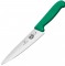 Нож кухонный разделочный Victorinox Fibrox 15 см, Зеленый 5.2004.15