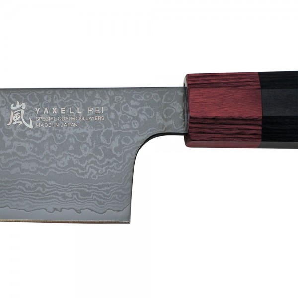 Нож Yaxell Киритсуке Серия REI, дамасская сталь, 200 мм