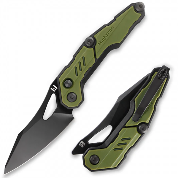 Нож Hightron Spectron, M390, GFN Green, Black blade HK04GRN