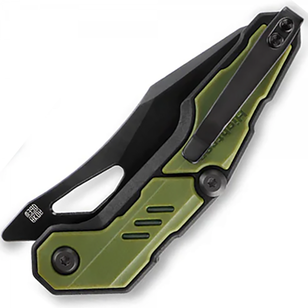 Нож Hightron Spectron, M390, GFN Green, Black blade HK04GRN