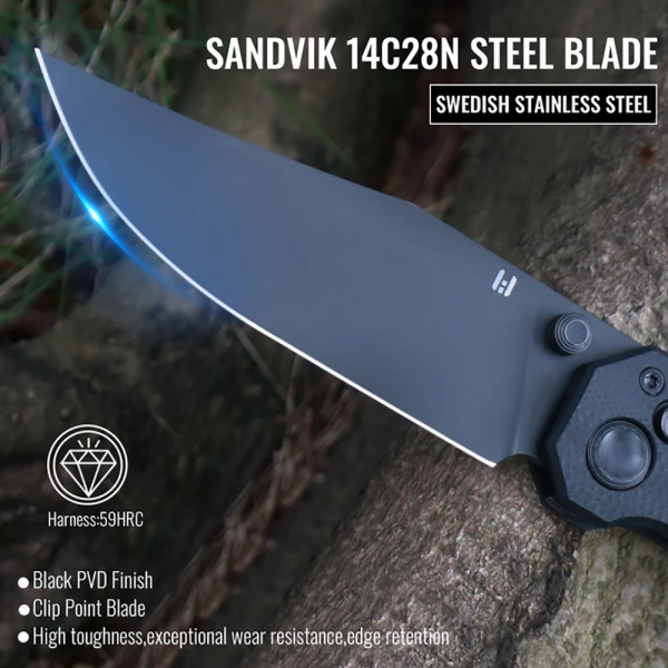 Нож Hightron Pathwright,14C28N, G10 HK03BLK