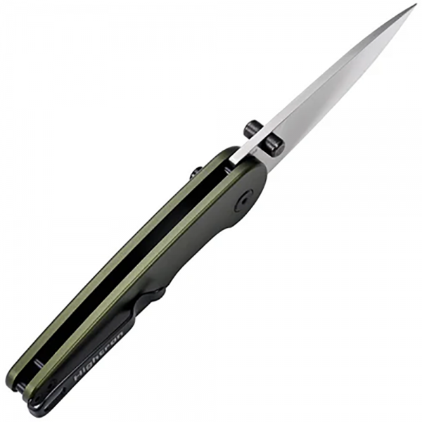 Нож Hightron Birdidi, D2, Алюминий Green HK06GRNS