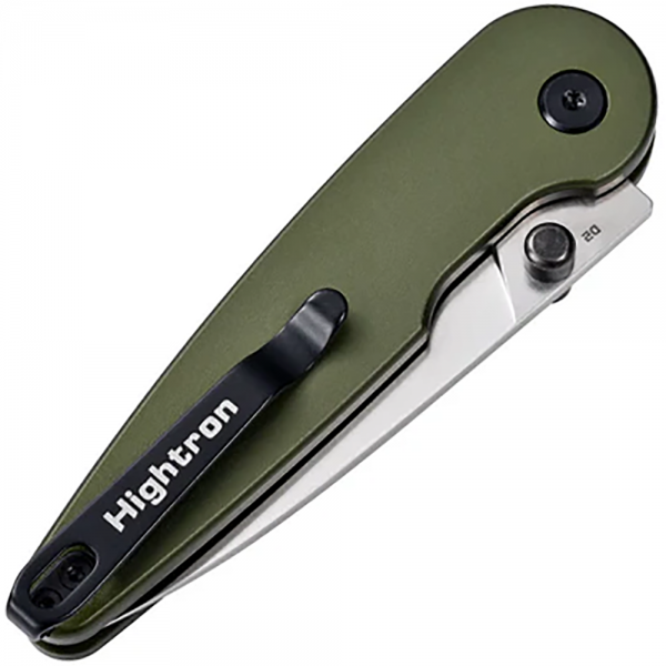 Нож Hightron Birdidi, D2, Алюминий Green HK06GRNS