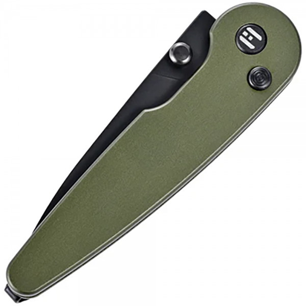 Нож Hightron Birdidi, D2 Black, Алюминий Green HK06GRN