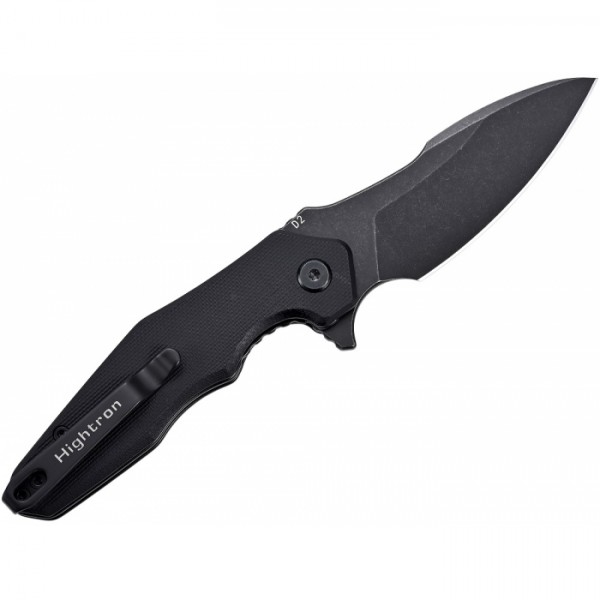 Нож Hightron Mini Ventura, D2, G10 Black HK05BLKBS