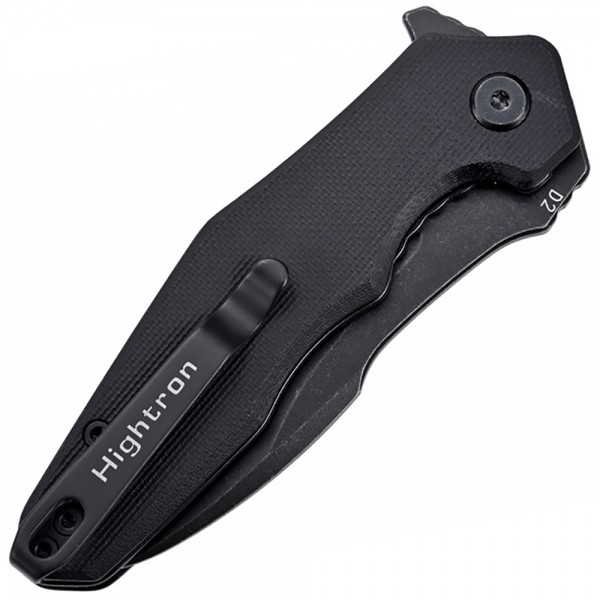 Нож Hightron Mini Ventura, D2, G10 Black HK05BLKBS