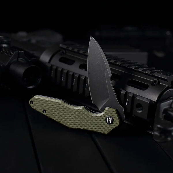 Нож Hightron Mini Ventura, D2, G10 Green HK05GRNBS
