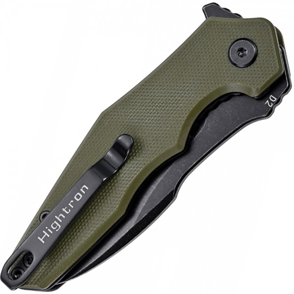 Нож Hightron Mini Ventura, D2, G10 Green HK05GRNBS