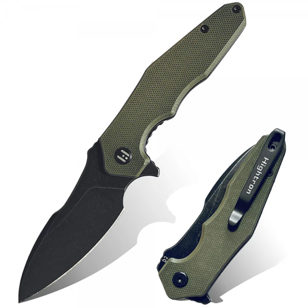 Нож Hightron Mini Ventura, D2, G10 Green HK05GRNBS