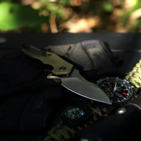 Нож Hightron Mini Ventura, D2, G10 Green HK05GRNBS