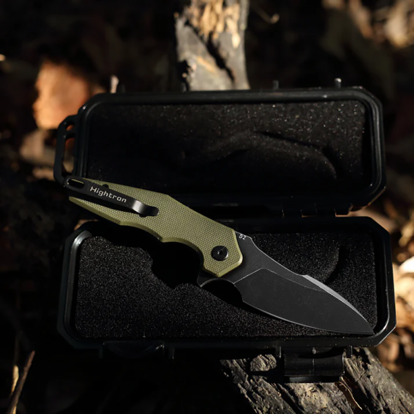 Нож Hightron Mini Ventura, D2, G10 Green HK05GRNBS