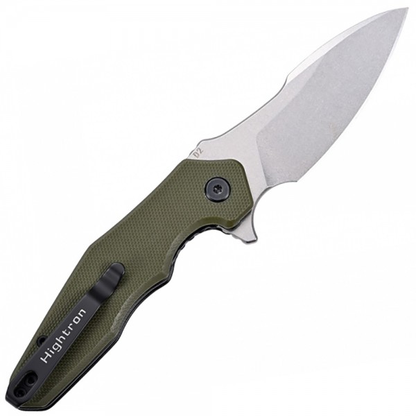 Нож Hightron Mini Ventura, D2, G10 Green HK05GRNS