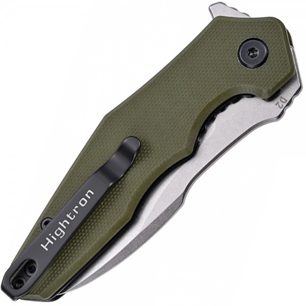 Нож Hightron Mini Ventura, D2, G10 Green HK05GRNS