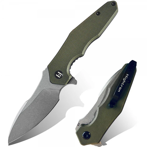 Нож Hightron Mini Ventura, D2, G10 Green HK05GRNS