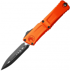 Нож Microtech Combat Troodon Gen III Double Edge Black Blade Orange
