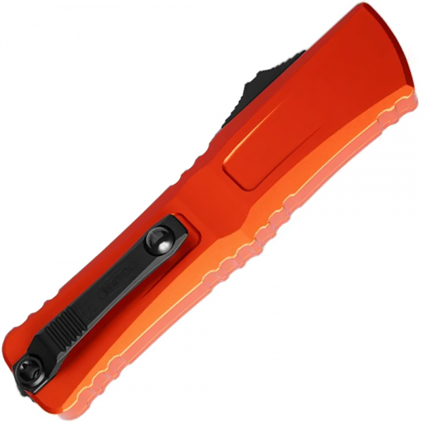 Нож Microtech Combat Troodon Gen III Double Edge Black Blade Orange