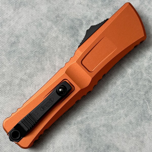 Нож Microtech Combat Troodon Gen III Double Edge Black Blade Orange