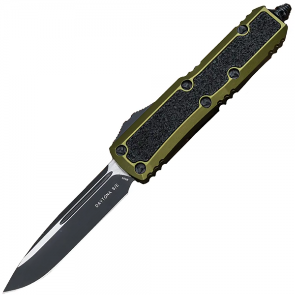 Нож Microtech Daytona Drop Point Black Blade Od green