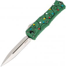 Ніж Microtech Hera II Mini Double Edge Christmas Stonewash Green