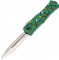 Ніж Microtech Hera II Mini Double Edge Christmas Stonewash Green