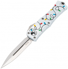 Ніж Microtech Hera II Mini Double Edge Christmas Stonewash White