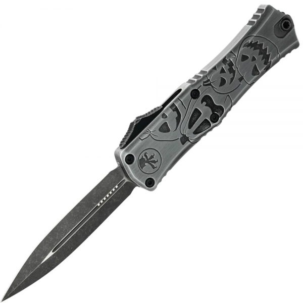 Нож Microtech Hera II Mini Double Edge Jack-o’-Lantern Handle Signature Series Grey