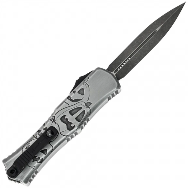 Нож Microtech Hera II Mini Double Edge Jack-o’-Lantern Handle Signature Series Grey