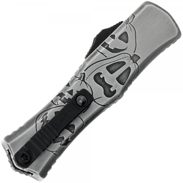 Нож Microtech Hera II Mini Double Edge Jack-o’-Lantern Handle Signature Series Grey