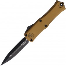 Ніж Microtech Hera II Mini Double Edge Black Blade Tan