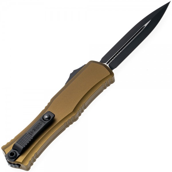 Нож Microtech Hera II Mini Double Edge Black Blade Tan