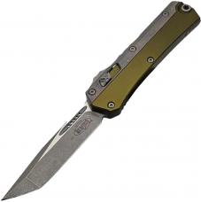 Ніж Microtech Glykon Tanto Edge Apocalyptic Nickel Boron Internals Od green