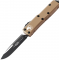 Ніж Microtech UTX-85 Drop Point Black Blade Tan