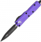 Ніж Microtech UTX-85 Double Edge Black Blade, Purple