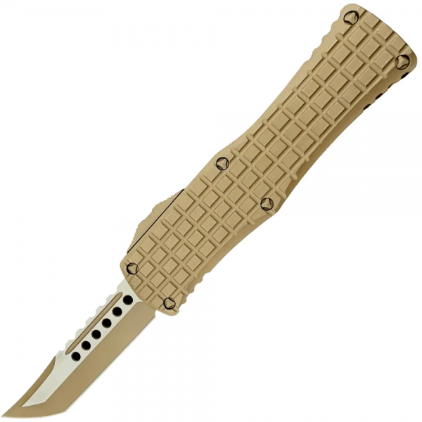Ніж Microtech Hera Hellhound - Frag Cerakote Chocolate Signature Series Brown