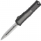 Ніж Microtech Atreus Double Edge Mirror Polish w/Carbon Fiber and Titanium Inlay Black